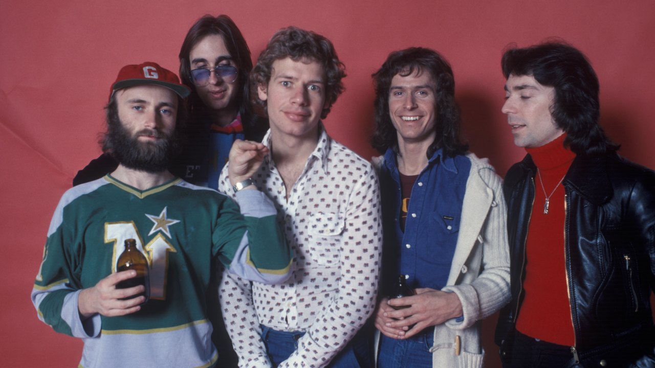 Rock Group Genesis In New York Photo Studio